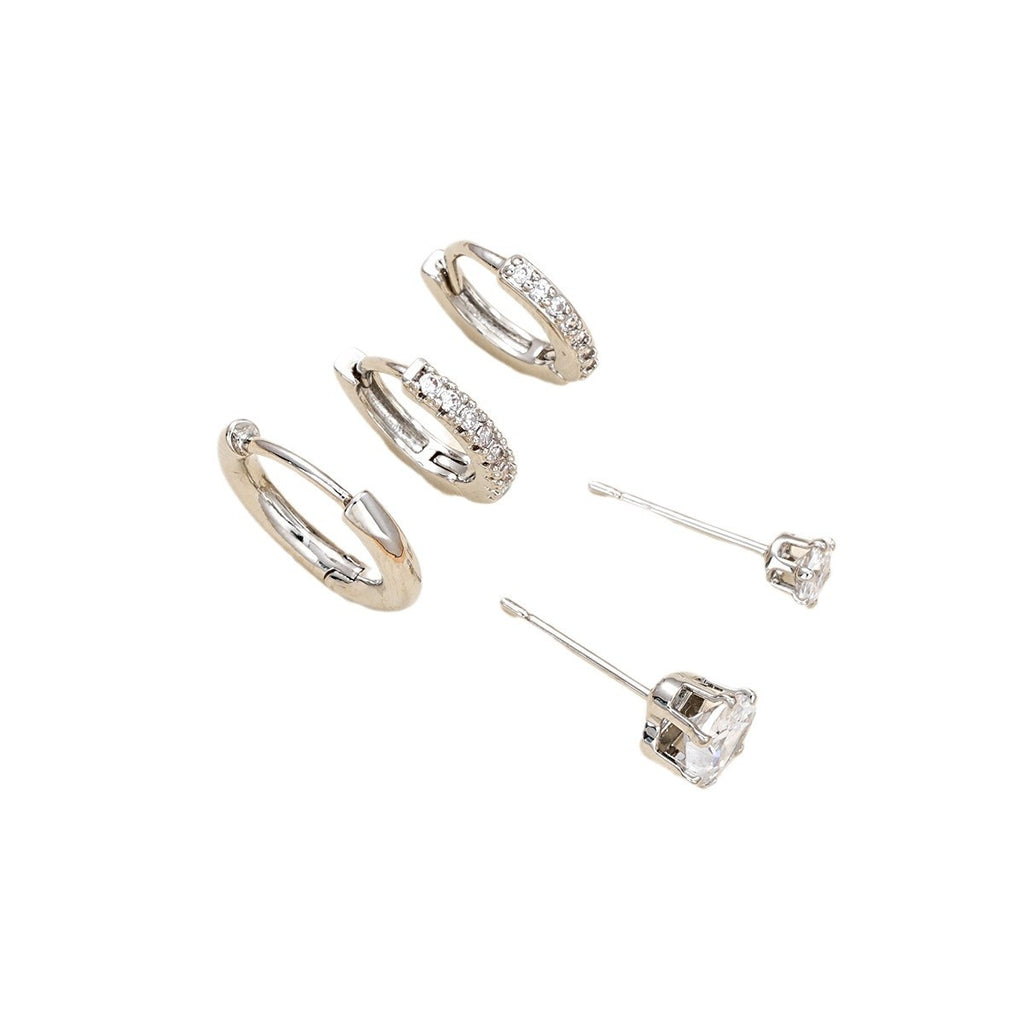 Damen Ohrringe Set mit funkelnden Kristallen und eleganten Designs Shop Nory