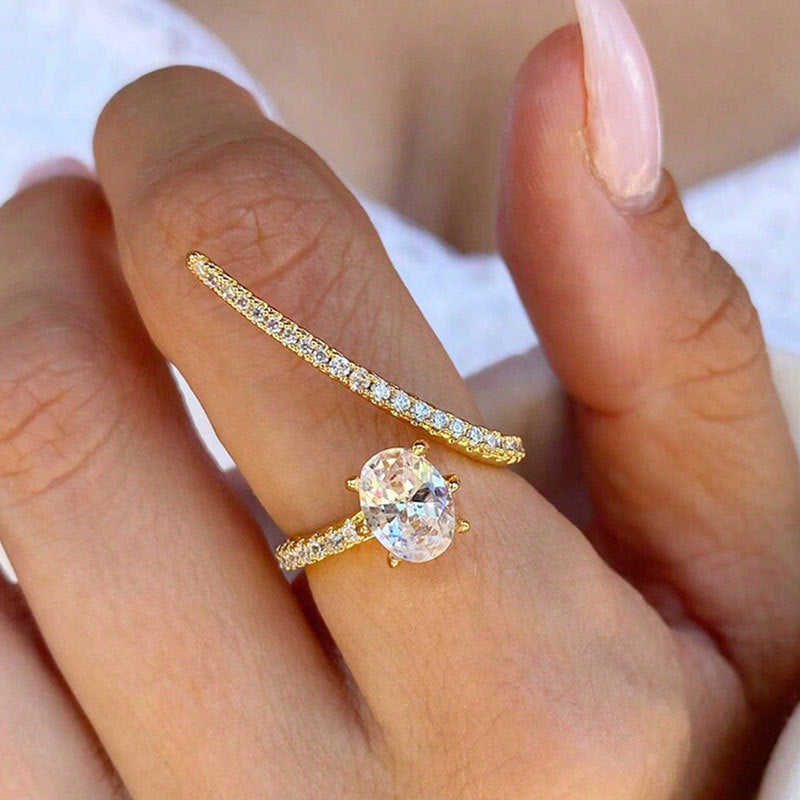 Damen eleganter Ring mit rosa Edelstein und funkelnden Zirkonias Shop Nory