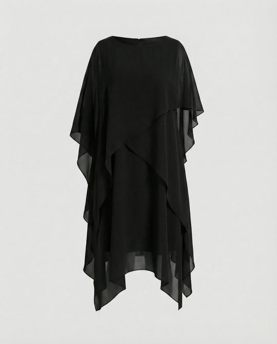 Damen Abendkleid Lagenlook elegant