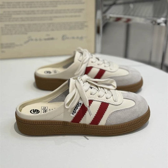 Damen Komfortable Slip-On Sneaker mit modischen Akzenten