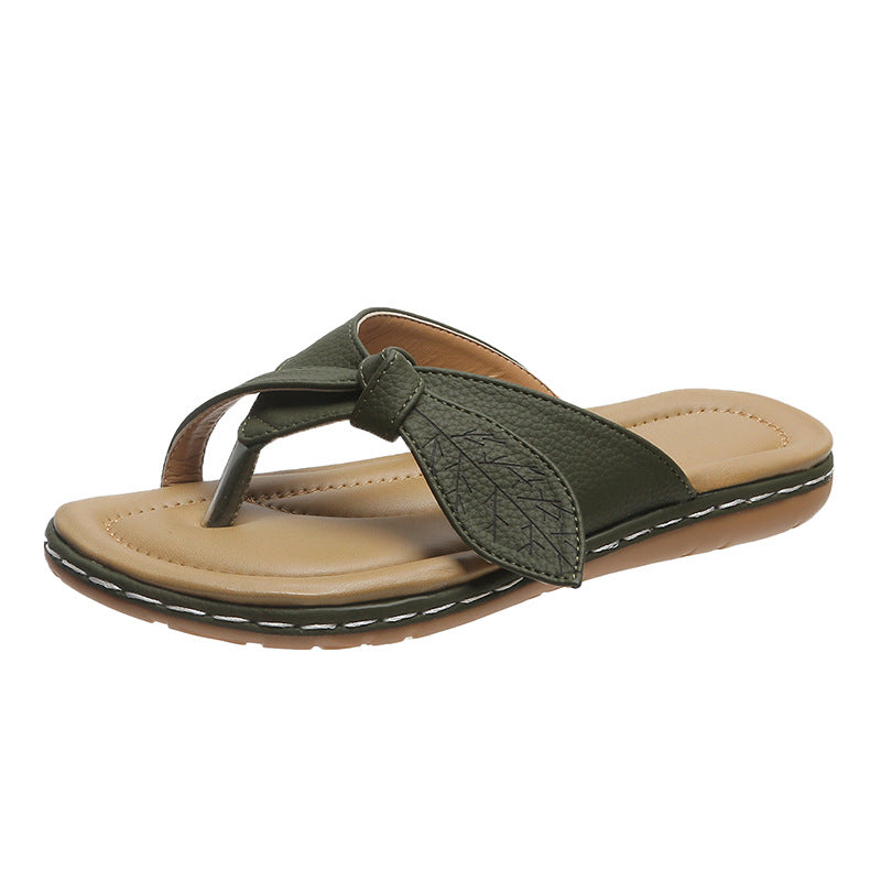 Damen Komfortable und stilvolle Zehentrenner-Sandalen Shopnory