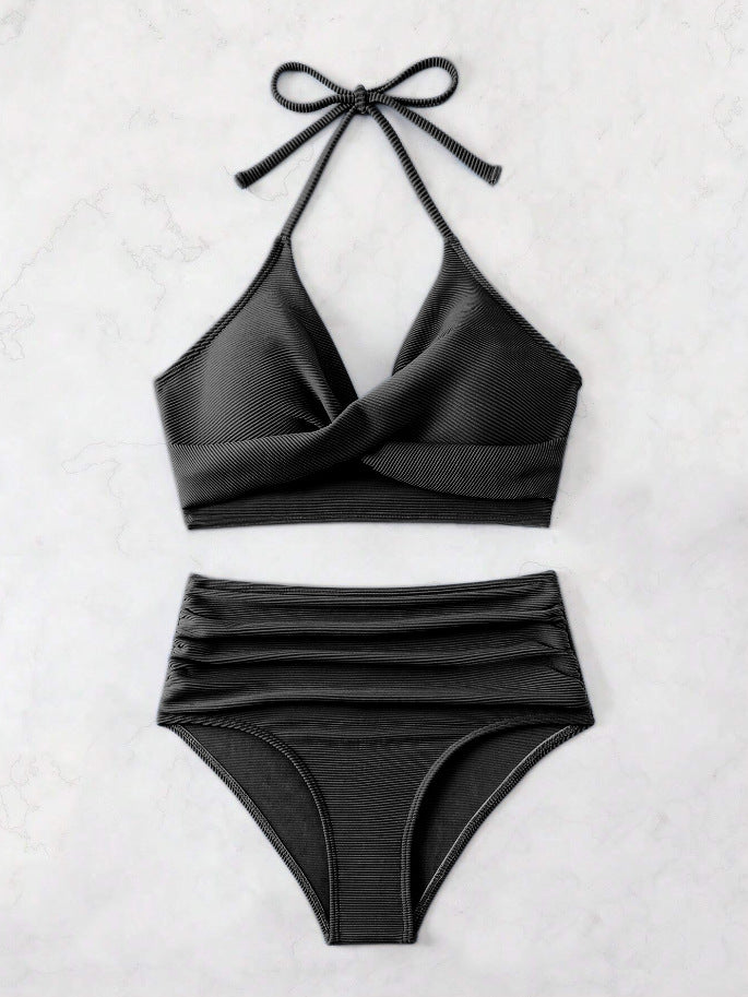 Damen Hochtailliertes Bikini-Set