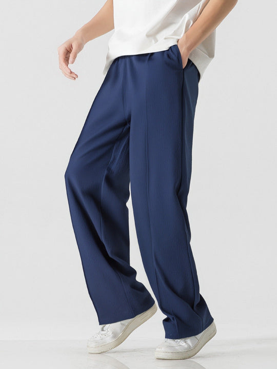 Herren Elegante, weite Freizeithose aus atmungsaktivem GewShopnorye