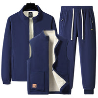 Dreiteiliges Set Blau