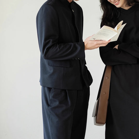 Damen Modische Kurzjacke mit Stehkragen Shop Nory
