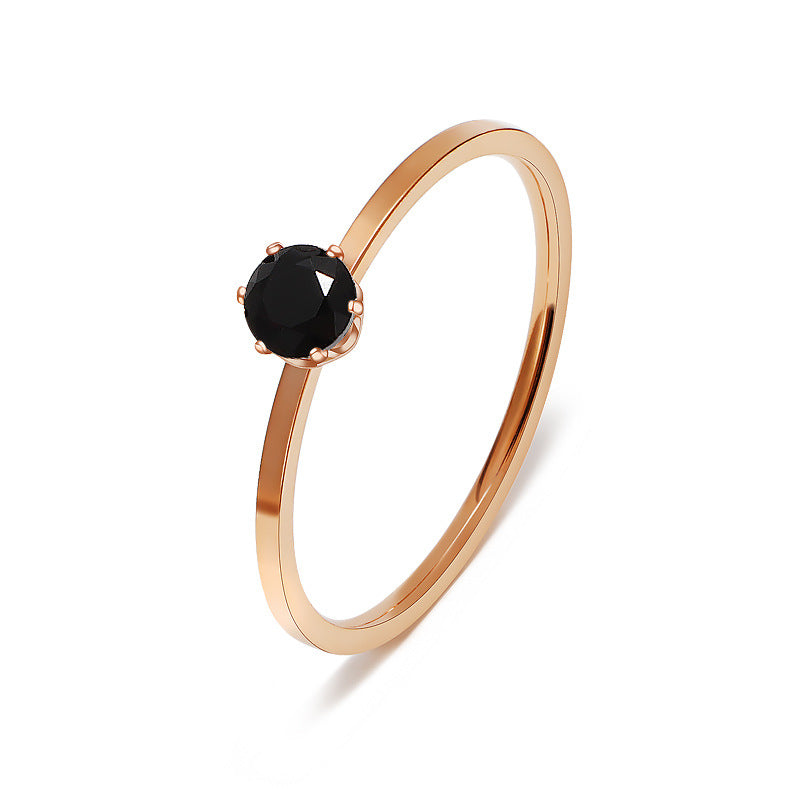 Damen eleganter Ring mit funkelndem Kristall Shop Nory