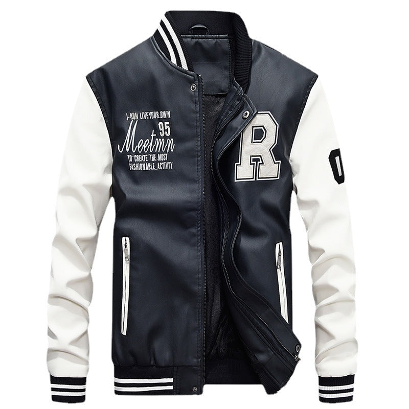 Herren Stilvolle Bomberjacke mit minimalistischen Grafiken Shop Nory