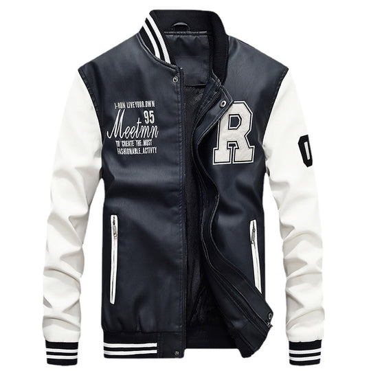 Herren Stilvolle Bomberjacke mit minimalistischen Grafiken Shop Nory