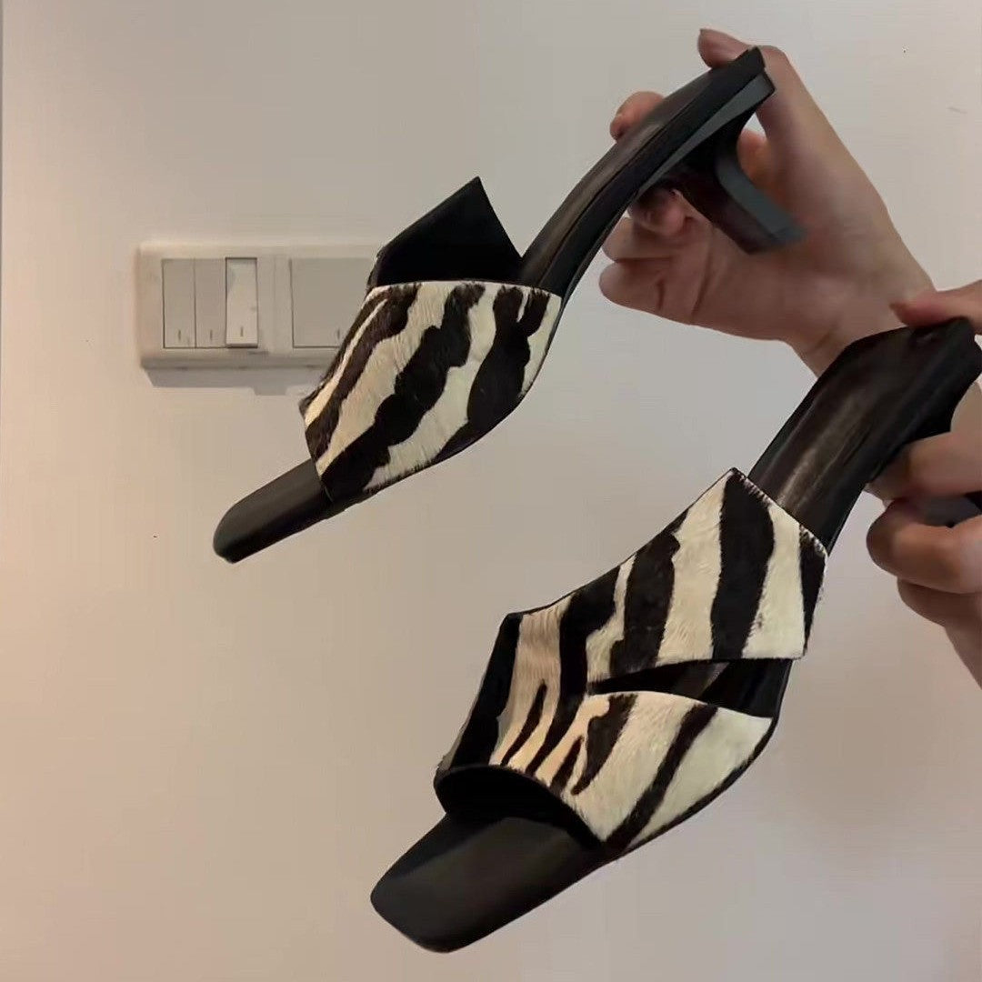 Damen Elegante Mules mit modischem ZShopnoryra-Design Shopnory