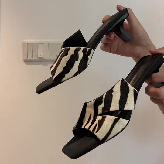 Damen Elegante Mules mit modischem ZShopnoryra-Design Shopnory