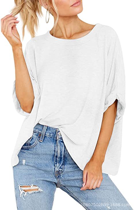 Damen lässiges Oversized T-Shirt