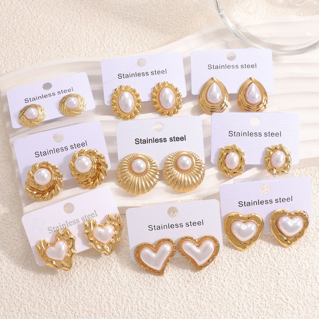 Damen Ohrstecker im stilvollen Herzdesign Shop Nory