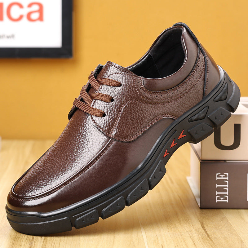 Herren Komfortable Schnürschuhe mit dämpfender Sohle und robustem Profil Shopnory