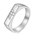 Damen Ring mit herzförmigem Pulsdesign Shop Nory