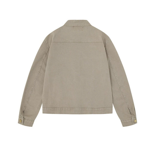 Damen militärisch inspirierte Übergangsjacke mit Kordelverzierung und Epauletten Shop Nory