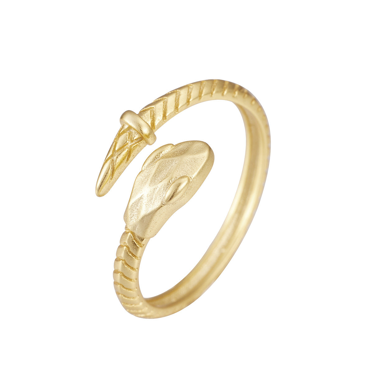 Damen Ring mit kunstvollem Schlangen-Design Shop Nory