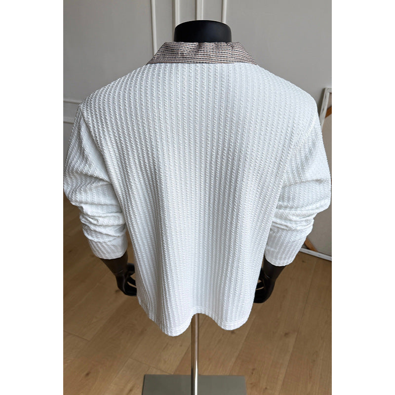 Herren Modischer Strickpullover mit strukturiertem Design Shop Nory
