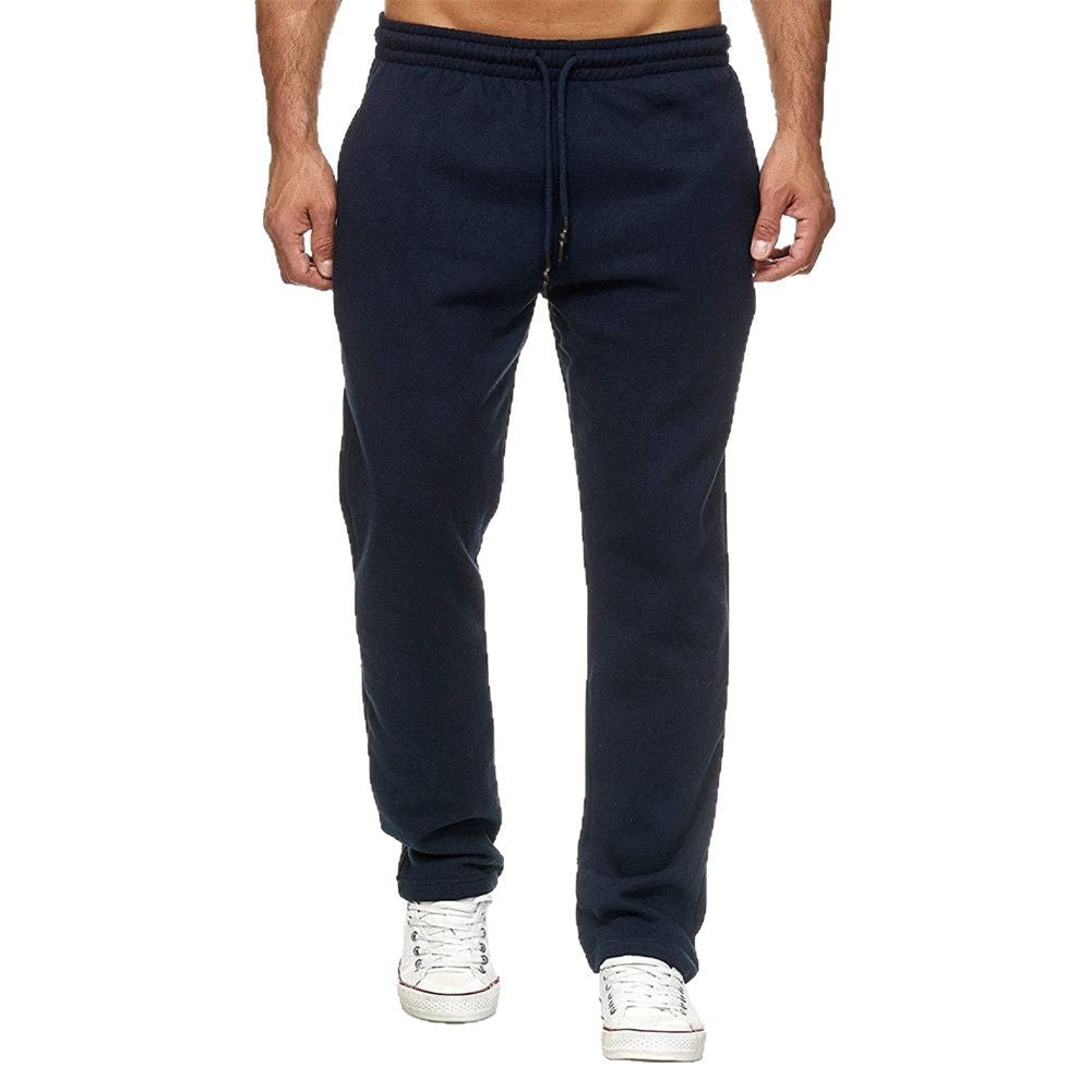 Herren nan gerade geschnittene Jogginghose mit innen angerautem Fleece, hohem Komfortbund und Kordelzug Shop Nory