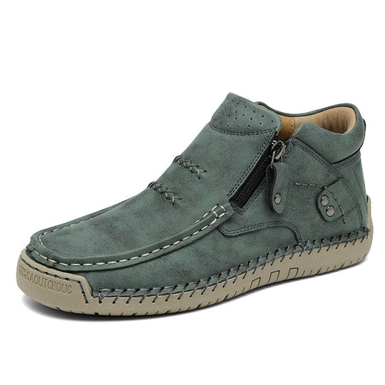 Herren Bequeme und modische Stiefeletten mit Reißverschluss