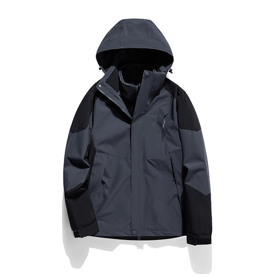 Herren Technische Outdoorjacke mit verstellbarem Kapuzendesign Shop Nory 1787797246