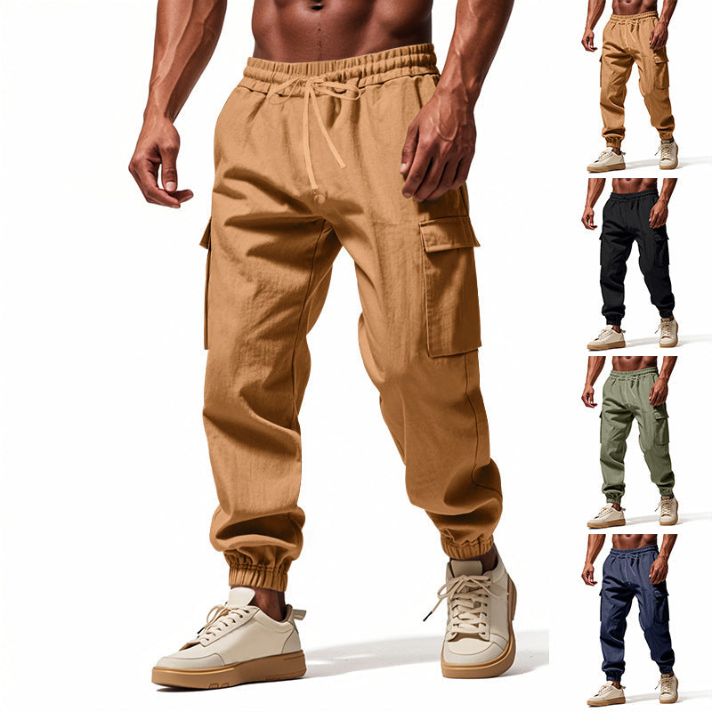 Herren Cargo-Hose mit elastischem Bund und praktischen Seitentaschen