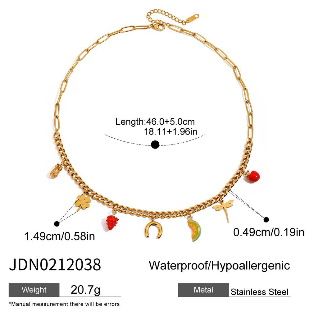 Damen Ohrhänger im charmanten Kirschdesign aus hypoallergenem Edelstahl Shop Nory