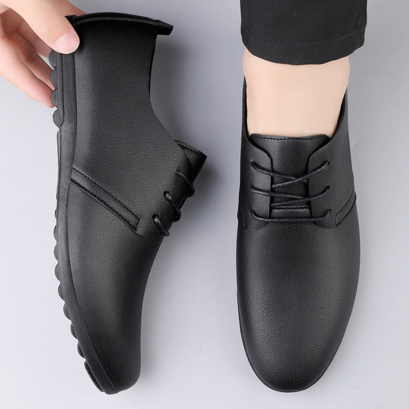 Damen Elegante Schnürschuhe aus hochwertigem Leder mit rutschfester Sohle