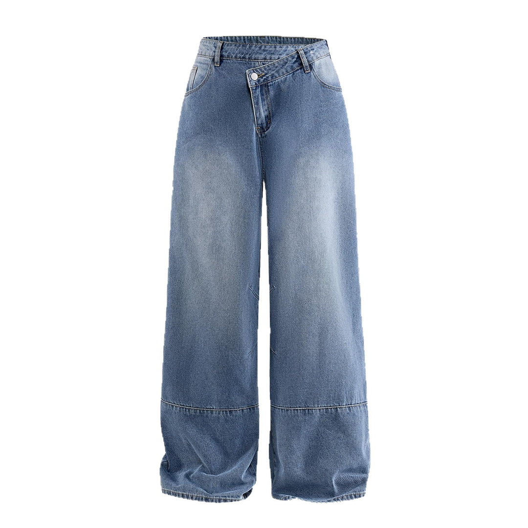 Damen Weite Denim-Hosen Shop Nory