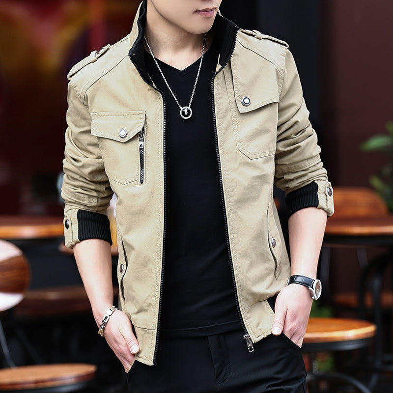 Herren Canvas-Fieldblouson Shop Nory