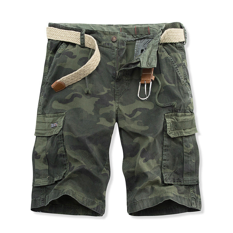 Herren Cargo-Shorts mit mehreren praktischen Taschen und verstellbarem Kordelzug