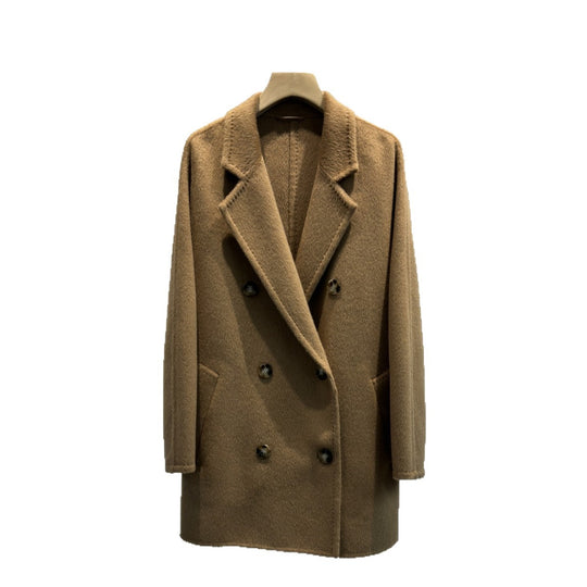 Damen Klassischer Doppelreiher Mantel Shop Nory
