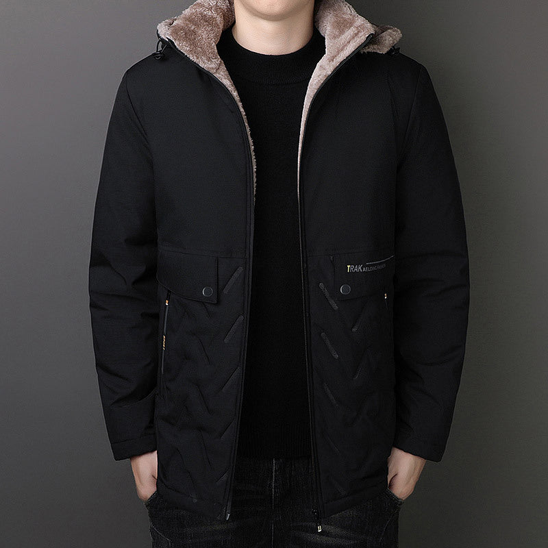 Herren Thermo-Parka mit Teddyfutter und Kapuze Shop Nory