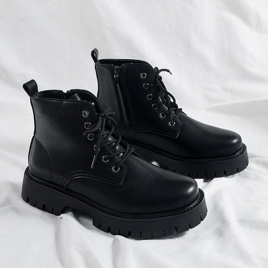 Herren Robuste Schnürstiefel mit rutschfester Sohle und strapazierfähigem Obermaterial