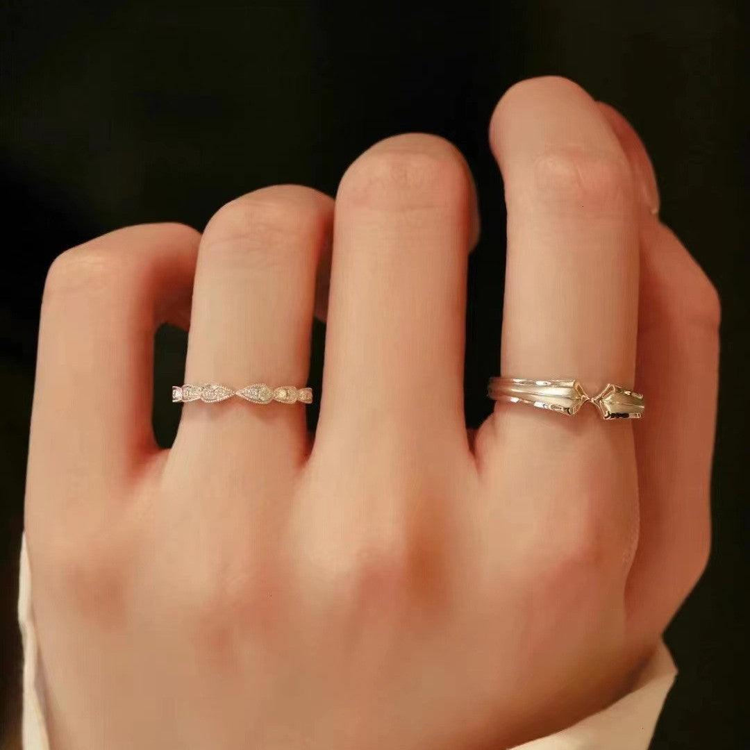 Damenring mit filigranen Zirkonia-Akzenten und elegantem Design Shop Nory