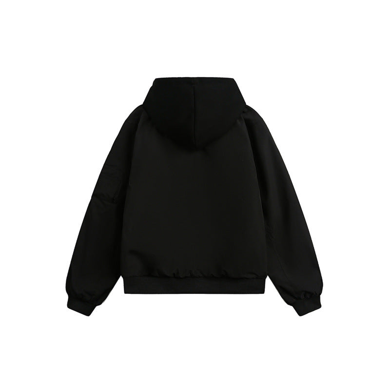 Unisex Layer-Kapuzenjacke mit integrierter Innenweste und Multifunktions-Taschen Shop Nory