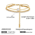 Damen Armband mit funkelnden Zirkonia und hypoallergenen Edelstahl-Elementen Shop Nory