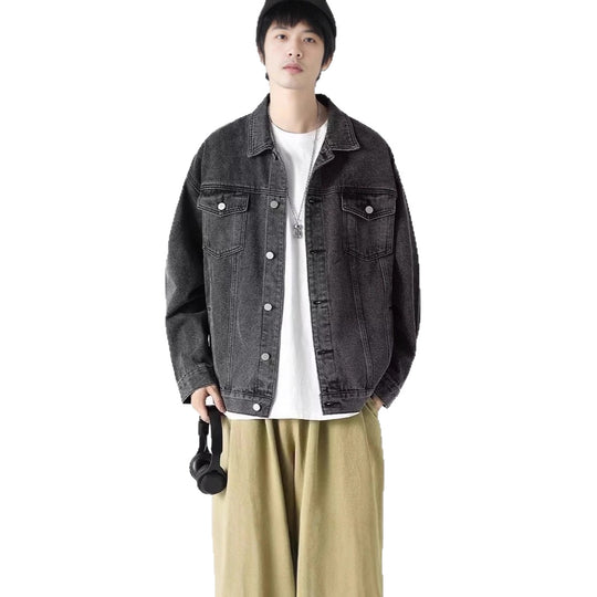 Herren Lässige Jeansjacke Shop Nory