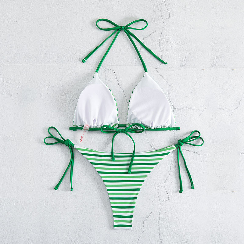 Damen Triangel-Bikini-Set mit verstellbaren BindShopnoryändern