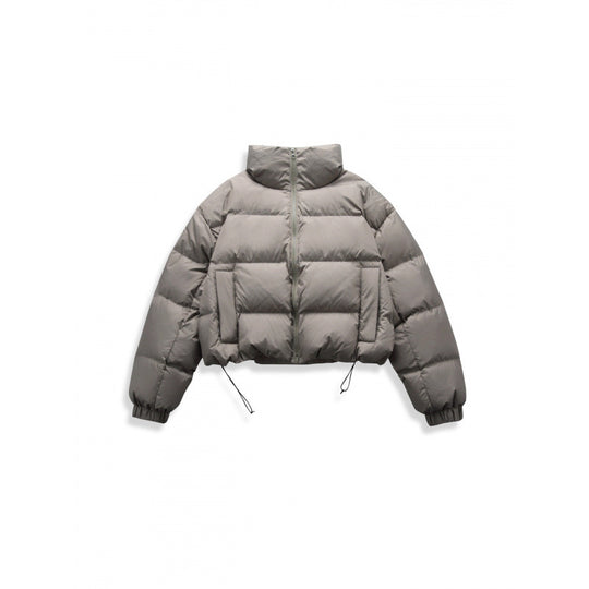 Damen Kurz geschnittene gesteppte Winterjacke im Cropped‑Style mit hohem Stehkragen Shop Nory