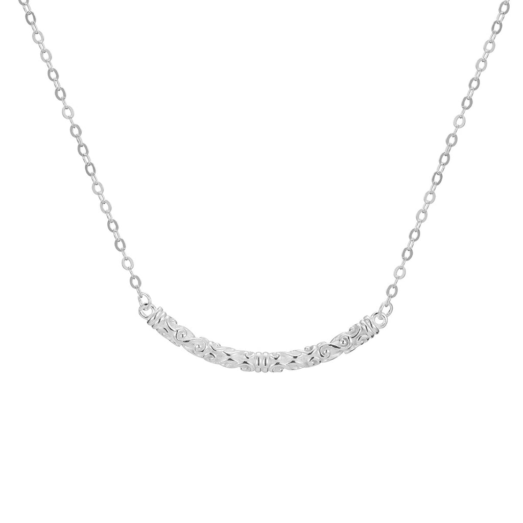 Damen stilvolle Halskette mit kunstvollem, floralem Design Shop Nory