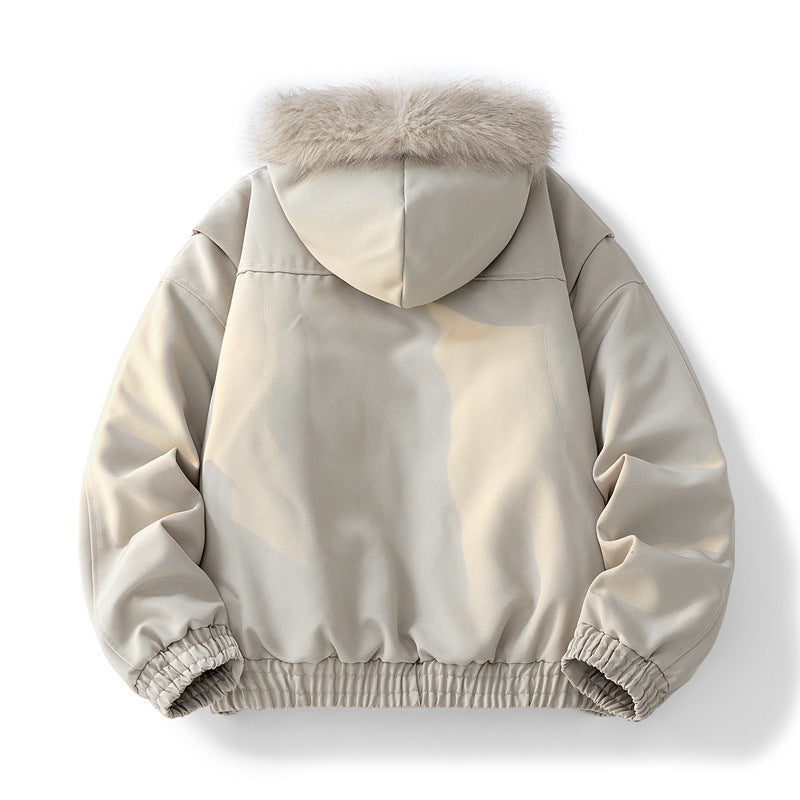 Herren Modische Camouflage-Winterjacke mit abnehmbarer Kapuze Shop Nory