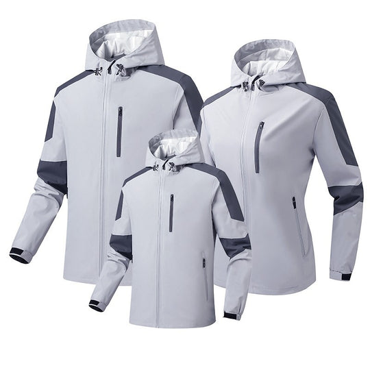 Herren Atmungsaktive Softshell‑Hardshell‑Hybridjacke mit Kapuze und wasserdichten Reißverschlusstaschen Shop Nory