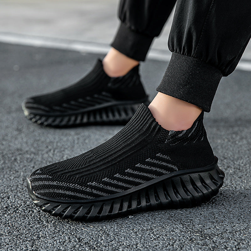 Damen Strick-Sneaker mit atmungsaktivem Obermaterial und rutschfester Sohle Shopnory