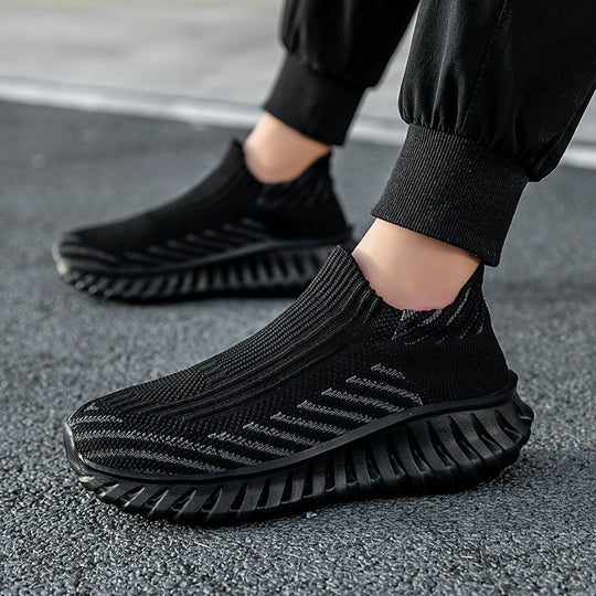 Damen Strick-Sneaker mit atmungsaktivem Obermaterial und rutschfester Sohle Shopnory