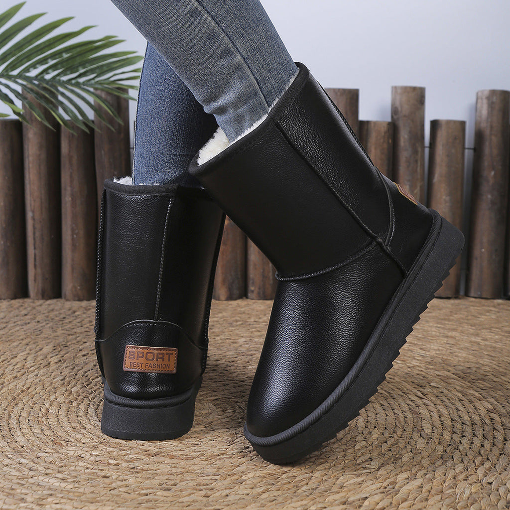 Damen kuschelige Winterboots mit warmem Innenfutter