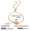 Damen Armband mit verstellbarem Verschluss und herzförmigem Anhänger Shop Nory