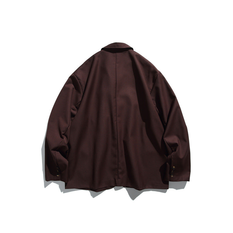 Herren Oversize Sakko aus fallendem Twill mit aufgesetzten Pattentaschen Shop Nory