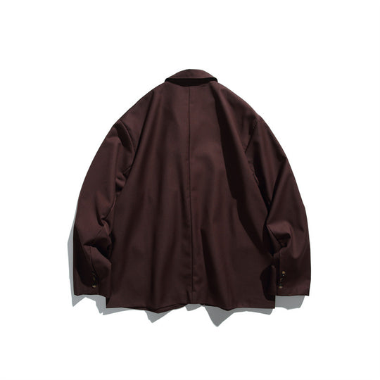 Herren Oversize Sakko aus fallendem Twill mit aufgesetzten Pattentaschen Shop Nory