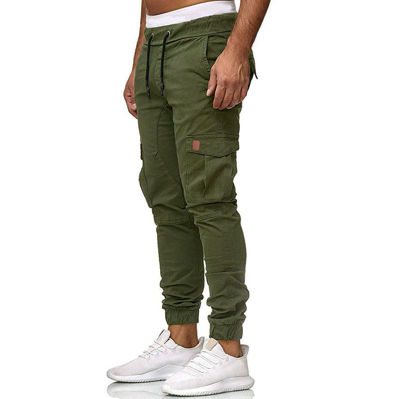Herren Cargo-Jogginghose mit elastischem Bund und praktischen Seitentaschen Shopnory