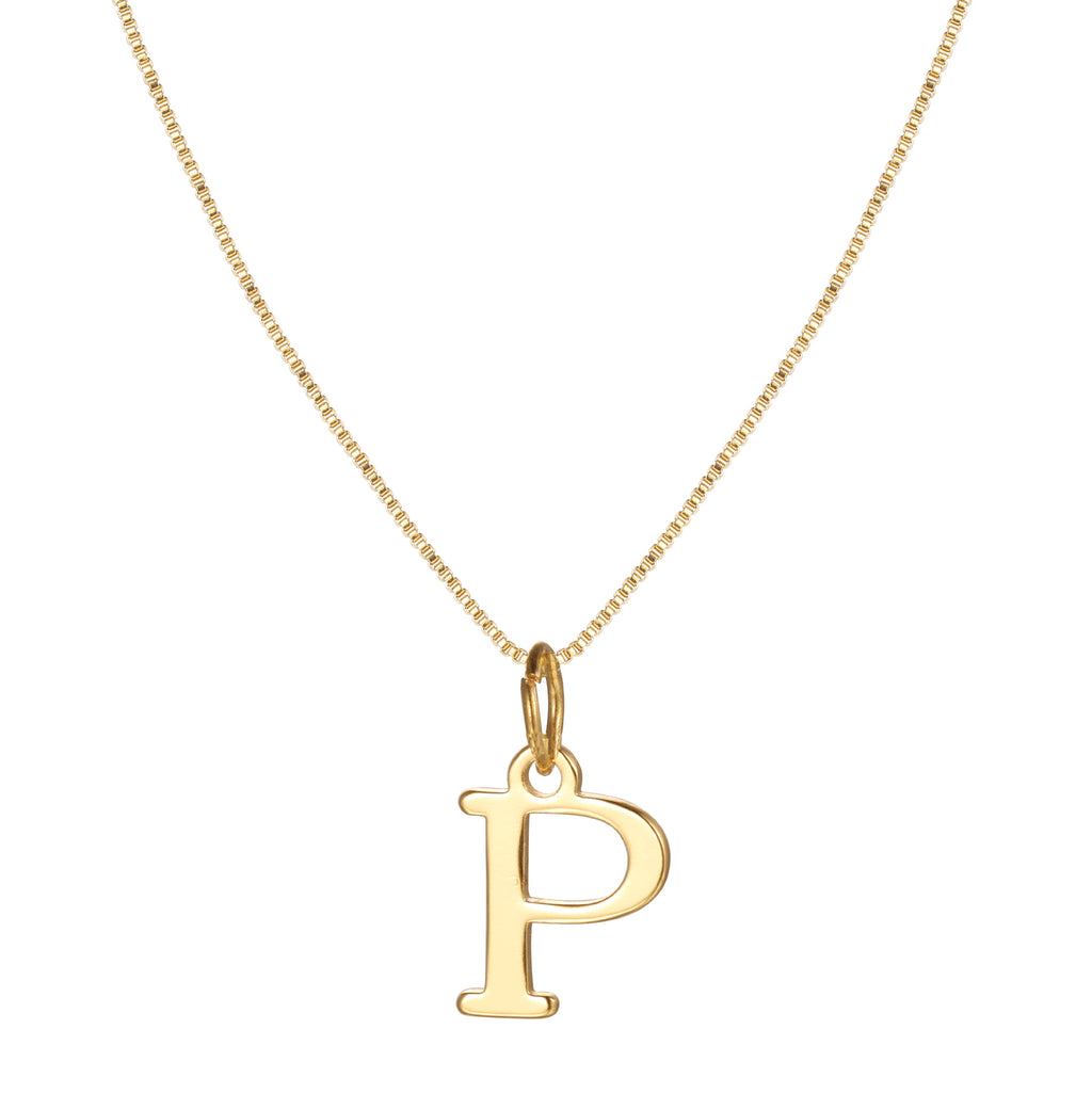 Damen Halskette mit modischem Initial-Anhänger in elegantem Design Shop Nory